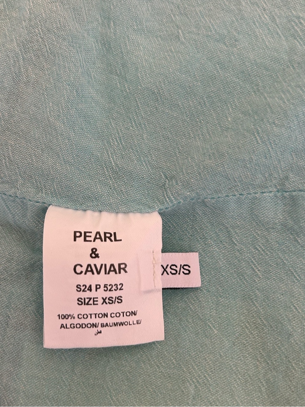 Pearl And Caviar ZAKAR  AQUA AND LEMON PRINT Shrug Jacket XS/S - Picture 11 of 13